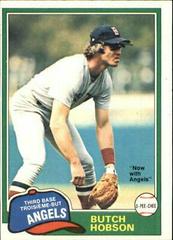 Butch Hobson #7 Baseball Cards 1981 O Pee Chee Prices
