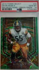 Devin Bush II [Green Prizm] #20 Football Cards 2019 Panini Select Rookie Selections Prices