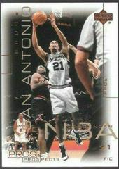 Tim Duncan #73 Basketball Cards 2000 Upper Deck Pros & Prospects Prices