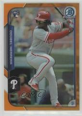 Odubel Herrera [Orange Refractor] #199 Baseball Cards 2015 Bowman Chrome Prices