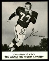 Dan James Football Cards 1961 Kahn's Wieners Prices
