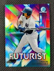 Jasson Dominguez [Aqua Refractor] #FUT-JD Baseball Cards 2021 Bowman Chrome Futurist Prices