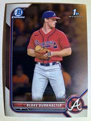 Blake Burkhalter #BDC-10 Baseball Cards 2022 Bowman Draft Chrome Prices