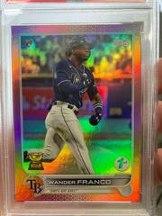 Wander Franco [Hot Pink] Baseball Cards 2022 Topps 1st Edition Prices