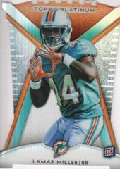 Lamar Miller #PDCLM Football Cards 2012 Topps Platinum Rookie Die-Cut Prices