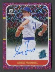 Greg Maddux [Pink Velocity] Baseball Cards 2021 Panini Donruss Optic Retro Rated Rookie Signatures Prices