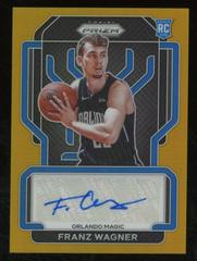 Franz Wagner [Gold Prizm] Basketball Cards 2021 Panini Prizm Rookie Signatures Prices
