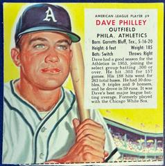 Dave Philley [Philadelphia] #9 Baseball Cards 1954 Red Man Tobacco Prices