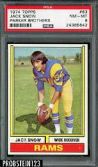 Jack Snow Football Cards 1974 Topps Parker Brothers Prices