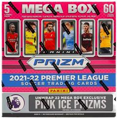 Mega Box Soccer Cards 2022 Panini Prizm Premier League Prices