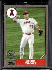 Mike Trout [Gold] #T87-100 Baseball Cards 2022 Topps 1987 Prices