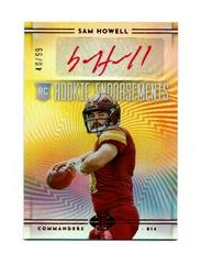Sam Howell [Red] Football Cards 2022 Panini Illusions Rookie Endorsements Autographs Prices