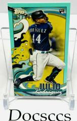 Julio Rodriguez [Aqua] #MRIP-JR Baseball Cards 2022 Topps Rip Mini Prices