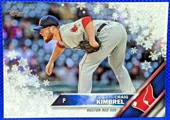 Craig Kimbrel [Metallic Snowflake] #HMW167 Baseball Cards 2016 Topps Holiday Prices