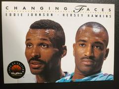 Eddie Johnson, Hersey Hawkins #294 Basketball Cards 1994 SkyBox Premium Prices