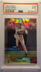 David Ortiz [Refractor w/ Coating] Baseball Cards 1999 Finest Prices