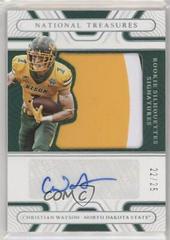 Christian Watson [Silver] #RCS-CWA Football Cards 2022 Panini National Treasures Collegiate Rookie Signatures Prices