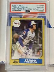 Freddie Freeman #87BA-FF Baseball Cards 2022 Topps 1987 Autographs Prices