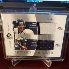 Jake Plummer, Rod Smith [Double Jersey] Football Cards 2003 SP Authentic Threads Doubles Prices