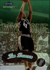 Tim Duncan #73 Basketball Cards 1999 Fleer Mystique Prices