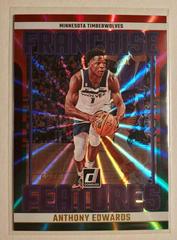 Anthony Edwards [Red Green] #17 Basketball Cards 2023 Panini Donruss Franchise Features Prices