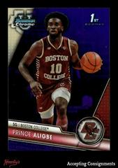 Prince Aligbe [Purple] #13 Basketball Cards 2023 Bowman Chrome University Prices