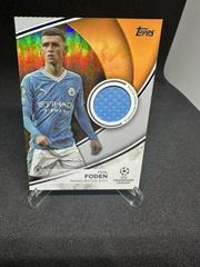 Phil Foden [Orange Foilboard] #TS-PF Soccer Cards 2023 Topps UEFA Club Superstar Relic Prices