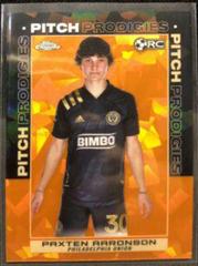 Paxten Aaronson [Orange Refractor] Soccer Cards 2021 Topps Chrome MLS Prices