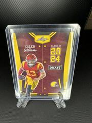 Caleb Williams [Gold] #77 Football Cards 2023 Leaf Draft Prices