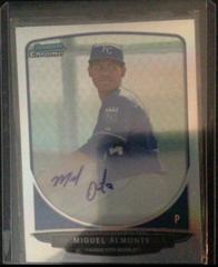 Miguel Almonte [Refractor] #BCAMA Baseball Cards 2013 Bowman Chrome Prospect Autograph Prices