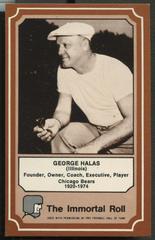 George Halas #7 Football Cards 1975 Fleer Hall of Fame Prices