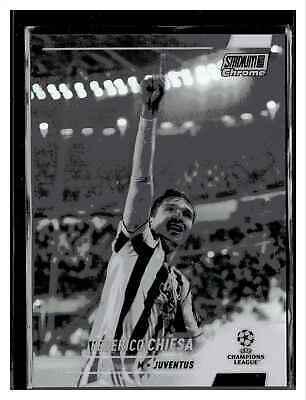 Federico Chiesa [Black & White] #74 Prices | 2021 Stadium Club Chrome ...