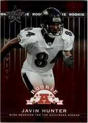 Javin Hunter [Longevity] #155 Football Cards 2002 Leaf Rookies & Stars Prices