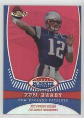 Tom Brady [Refractor] #TB14 Football Cards 2008 Topps Finest Tom Brady Moments Prices