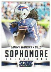 Sammy Watkins #8 Football Cards 2015 Panini Score Sophomore Selections Prices
