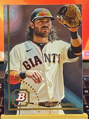 Brandon Crawford [Image Swap Variation] #32 Baseball Cards 2022 Bowman Heritage Prices