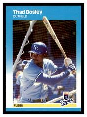 Thad Bosley Baseball Cards 1987 Fleer Update Prices