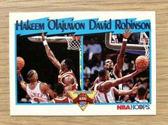 David Robinson, Hakeem Olajuwon [Blocks] Basketball Cards 1991 Hoops Prices