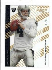 Derek Carr [Gold] #74 Football Cards 2015 Panini Clear Vision Prices