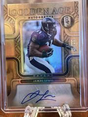 Jamal Lewis #GAA-JLE Football Cards 2022 Panini Gold Standard Golden Age Autographs Prices
