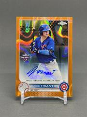 James Triantos [Autograph Orange Lava Refractor] Baseball Cards 2022 Topps Pro Debut Chrome Prices
