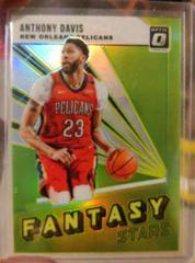 Anthony Davis [Lime Green] Basketball Cards 2018 Panini Donruss Optic Fantasy Stars Prices
