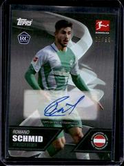Romano Schmid [Autograph Black] Soccer Cards 2022 Topps Bundesliga International Stars Prices