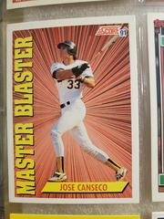 Jose Canseco #690 Baseball Cards 1991 Score Prices