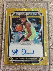 Anthony Edwards [Gold] Basketball Cards 2021 Panini Prizm Fast Break Autographs Prices