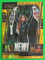 Becky Lynch [Gold Flash] Wrestling Cards 2023 Panini Select WWE And NEW Prices