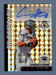 Carson Strong #A-CST Football Cards 2022 Panini Mosaic Draft Picks Autographs Prices