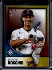 Brayan Rocchio [Gold Refractor Variation] #96 Baseball Cards 2023 Topps Transcendent Prices