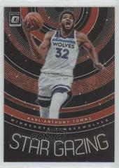 Karl Anthony Towns [Red] Basketball Cards 2019 Panini Donruss Optic Star Gazing Prices