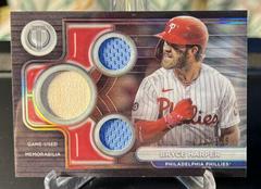 Bryce Harper #TTR-BH Baseball Cards 2024 Topps Tribute Triple Relic Prices